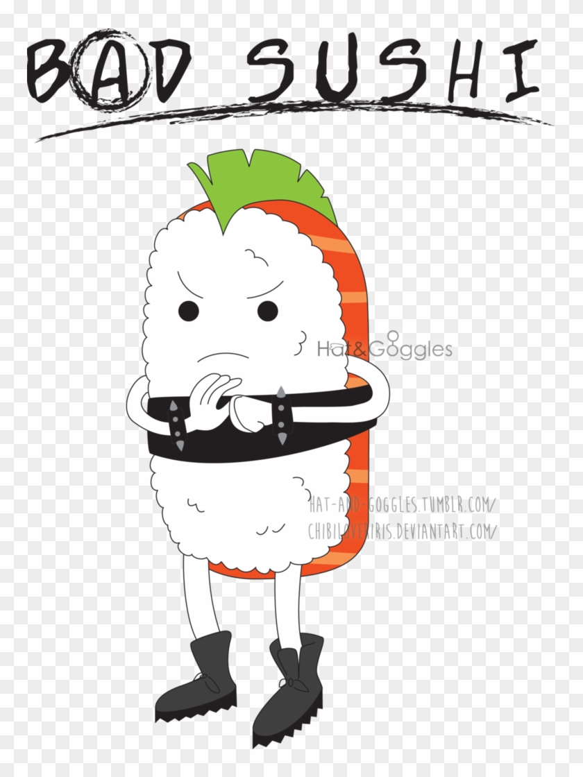 Dailydrawing - Bad Sushi Cartoon #1028842