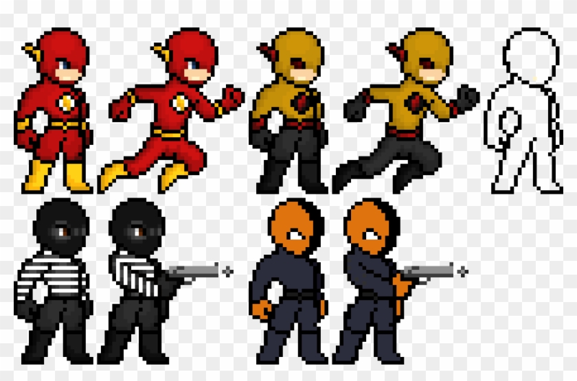 The Flash Pixel Art Collection - รูป The Flash Pixelart #1028867