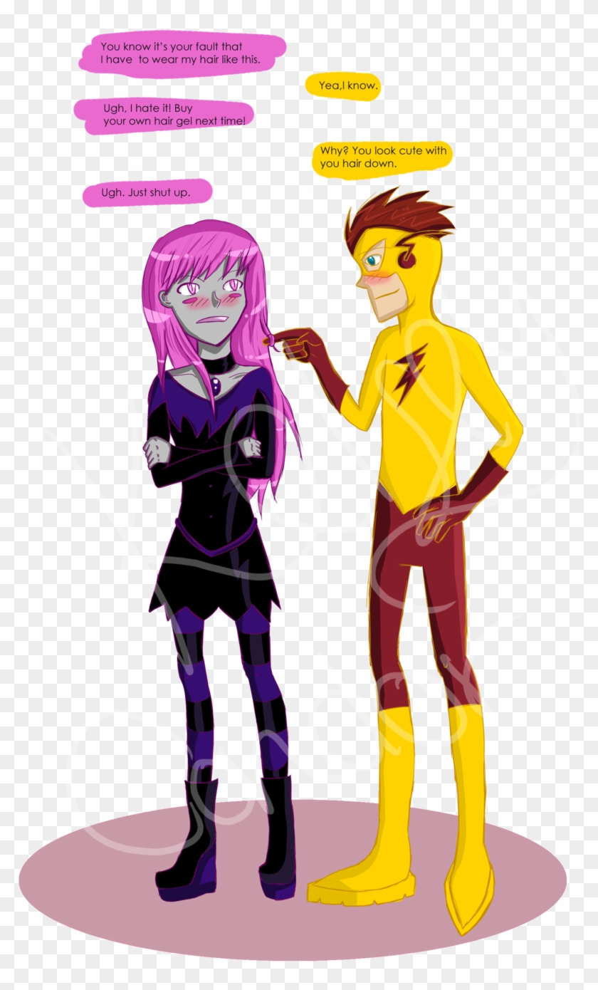 Kid Flash And Jinx By Likasnmiba - Teen Titans #1028931