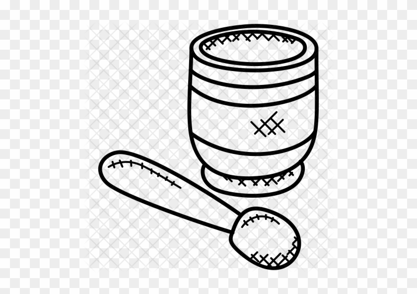 Mortar Icon - Line Art #1029384
