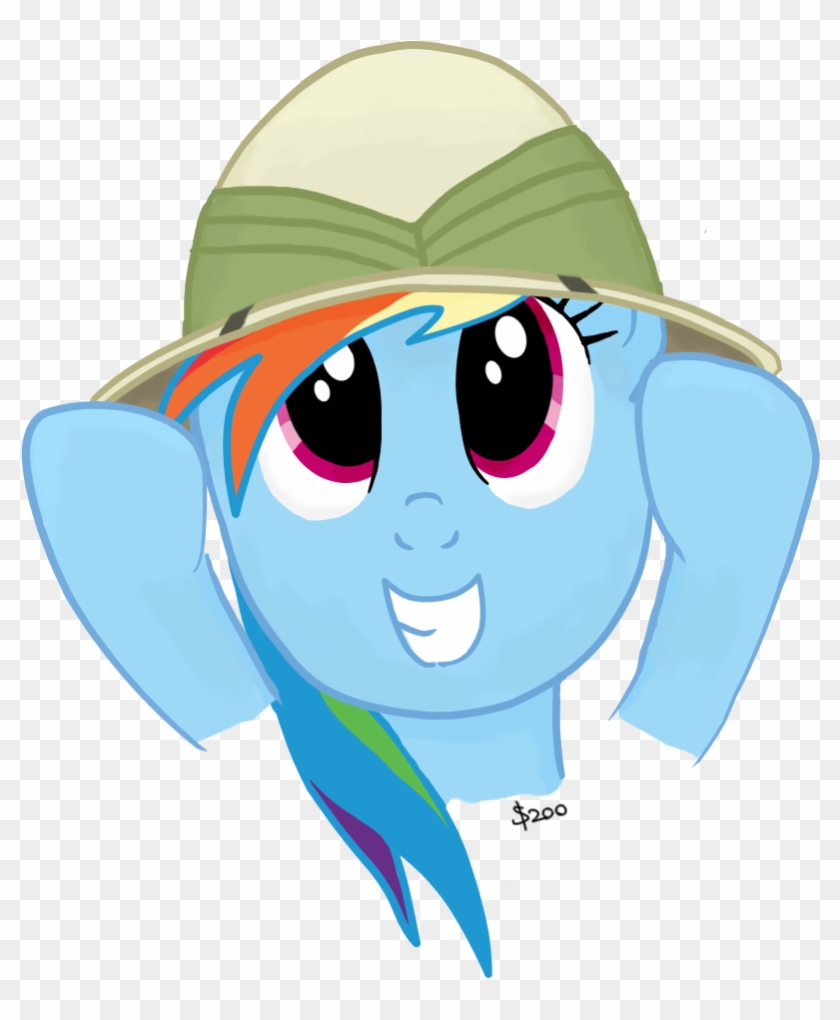 200 Rainbow Dash Pony Horse Face Green Mammal Vertebrate - Cartoon #1029670