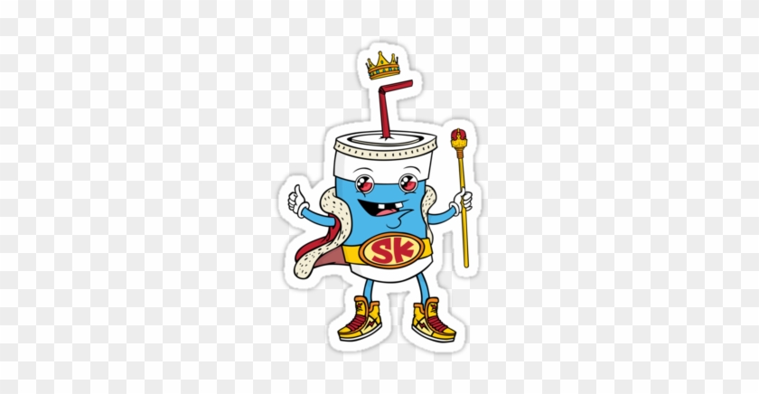 King Softdrinks Mascot - Cartoon #1029731