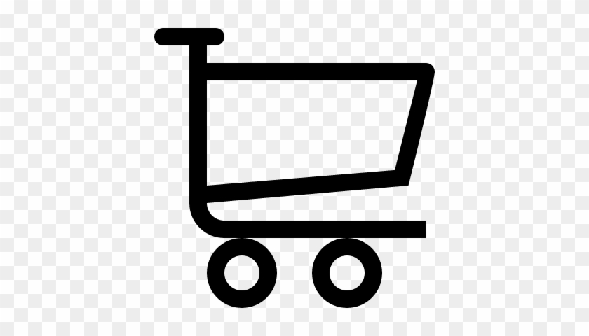 Shopping Cart Outline Vector - Shopping Cart Outline Icon #1029919