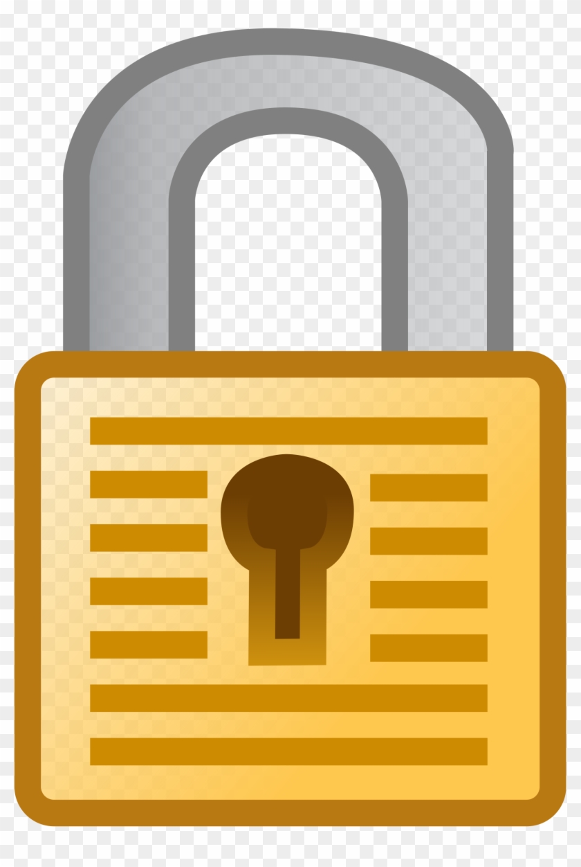Padlock Clipart - Clip Art Pad Lock #1030139