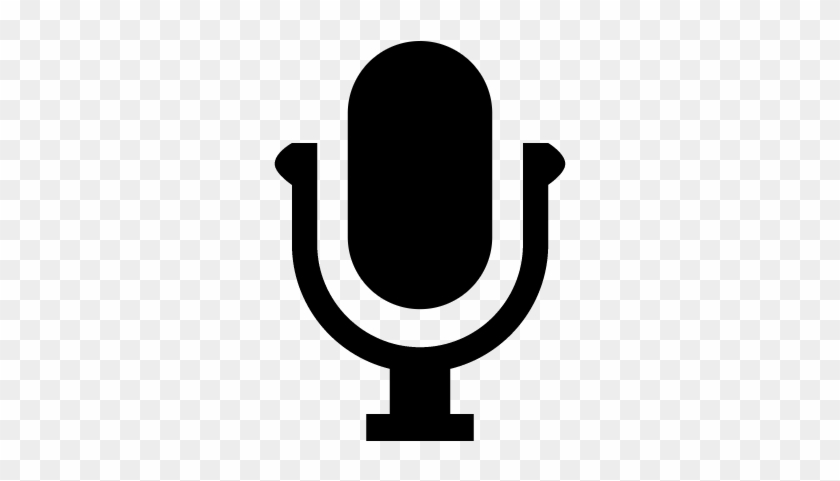 Voice Microphone Symbol Vector - Microphone Logo #1030712
