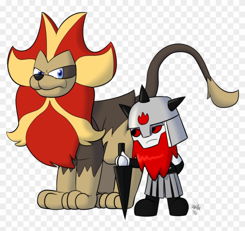 Katonator 5 2 Bludbeard And A Pyroar By Katonator - World Of Warriors Fan Art #1031051