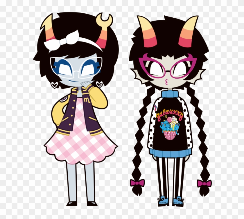 Aranea And Meenah By Nekozneko - Cartoon #1031363