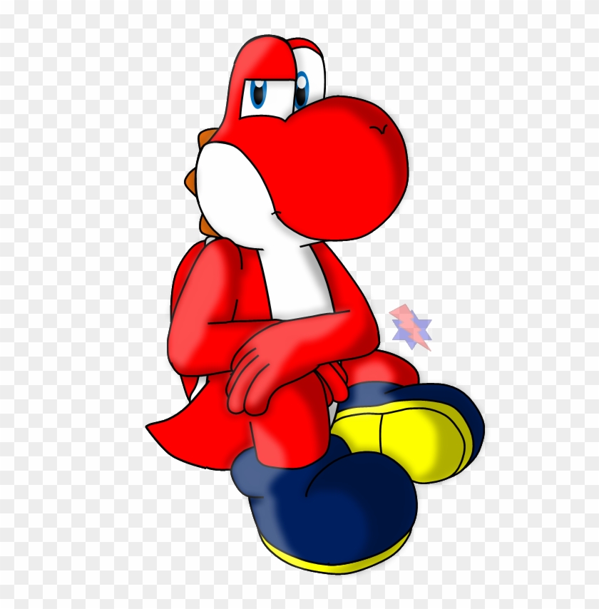 Just A Red Yoshi By Jei-ice - Red Yoshi #1031776
