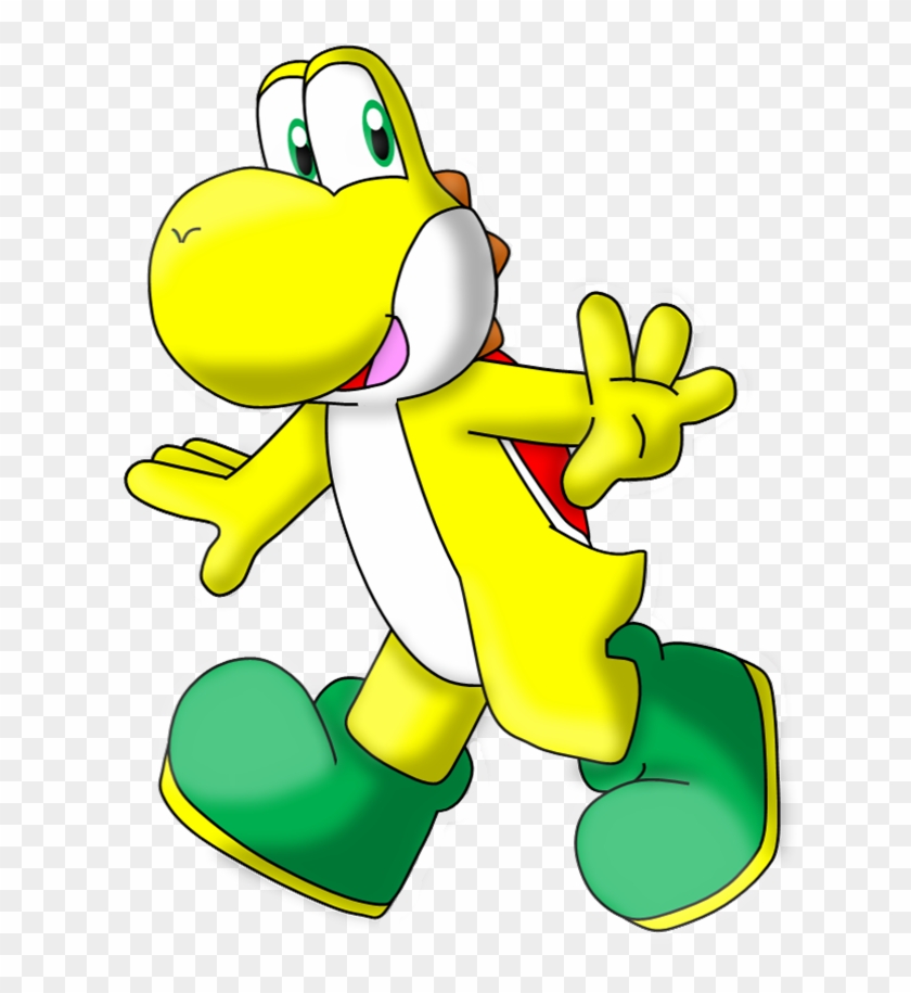 Just A Yellow Yoshi By Awsmyoshi - Cartoon #1031864
