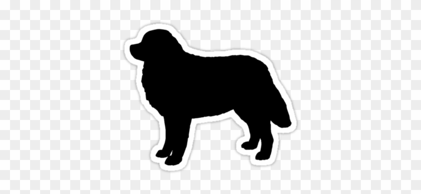 Bernese Mountain Dog Silhouette Waterproof Die-cut - Bernese Mountain Dog Silhouette Free #1032160