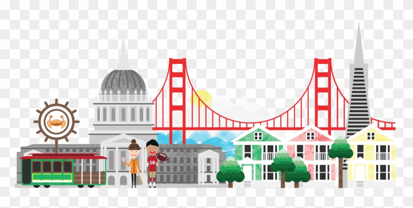 Maths No Problem @mathsnoproblem - San Francisco Skyline Clip Art #1032184