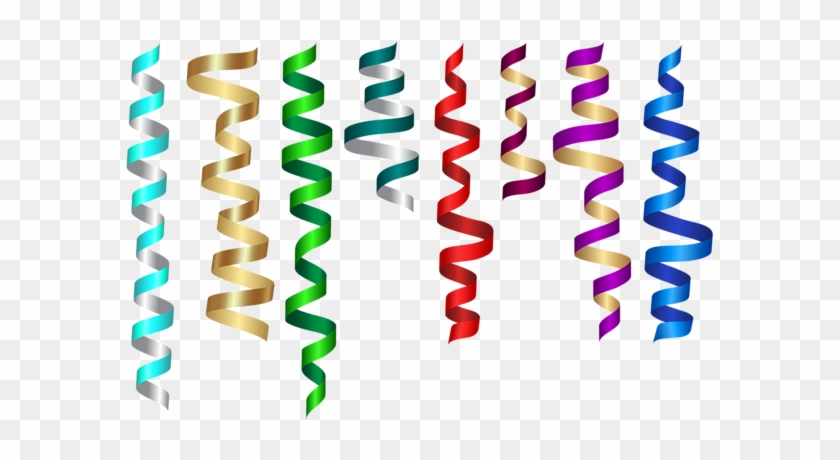 Curly Ribbons Png Clip Art Image - Clip Art #1032390