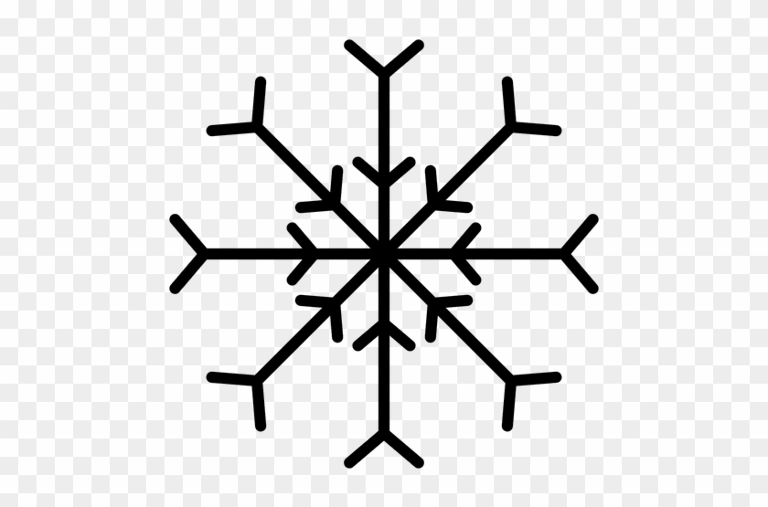 Snowflake Line Two Arrows Transparent Png - Quilt Designs And Drawings #1033040