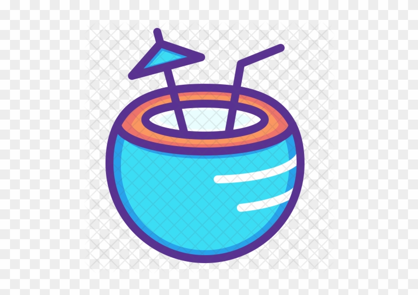 Coconut Icon - Coconut Water #1033488