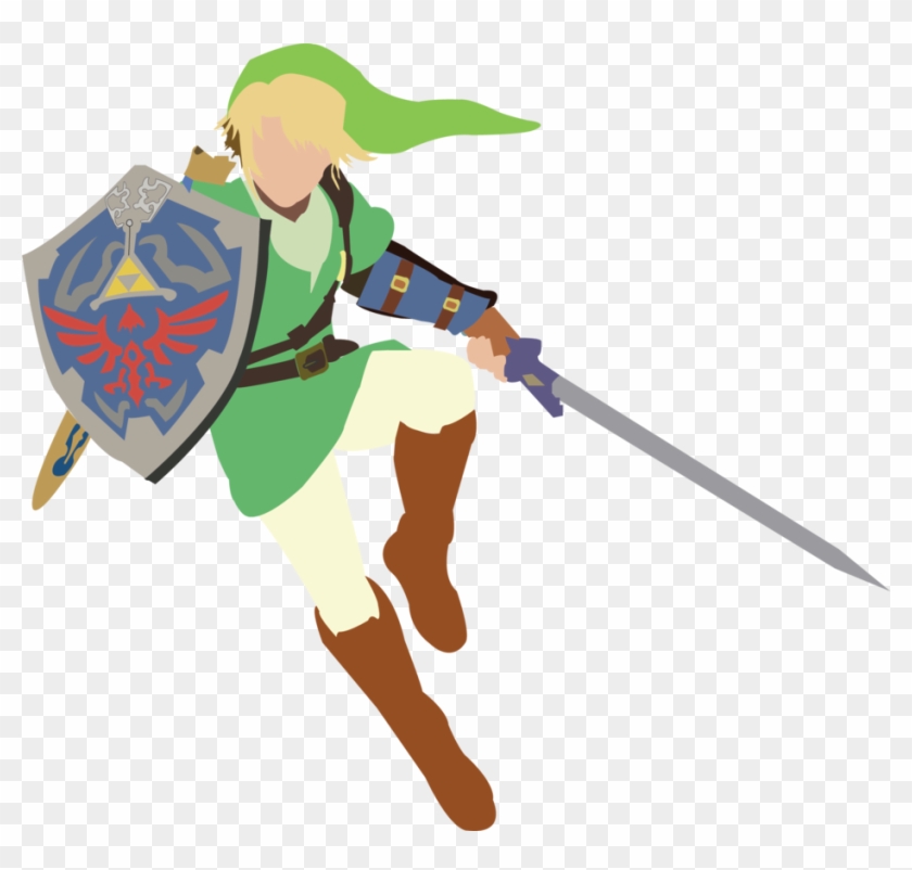 Link From Legend Of Zelda Minimalist By Theredappleapple - Super Smash Bros. For Nintendo 3ds And Wii U #1033731