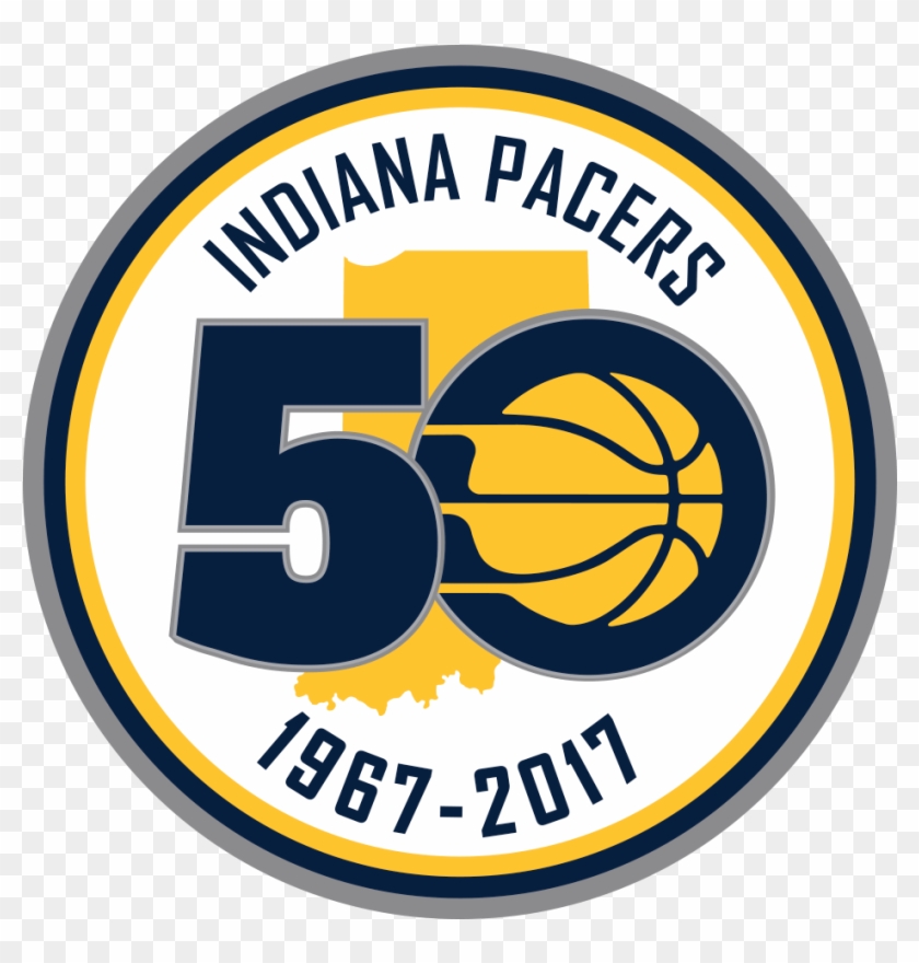 2017 Official Nba Indiana Pacers 50th Anniversary Warm #1033935