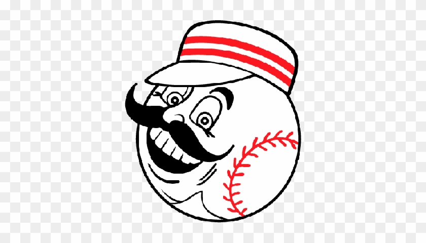 This Is An Alternate Logo That The Cincinnati Reds - Cincinnati Reds Baseball Man Logo #1034034