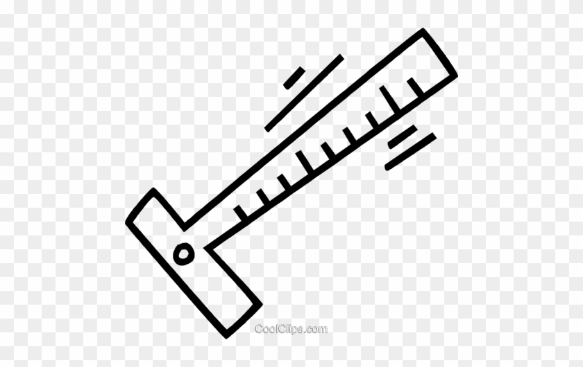 T-square Royalty Free Vector Clip Art Illustration - Vector Graphics #1034208