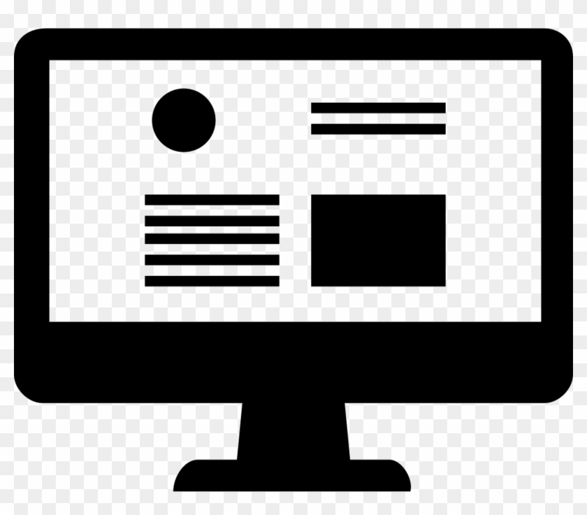 Computer, Layout, Paint Brush, Seo, Web Design, Web - Web Design Icon Png #1034371