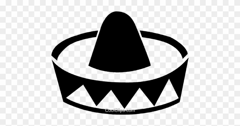 Sombrero Royalty Free Vector Clip Art Illustration - Sombrero Royalty Free Vector Clip Art Illustration #1034690