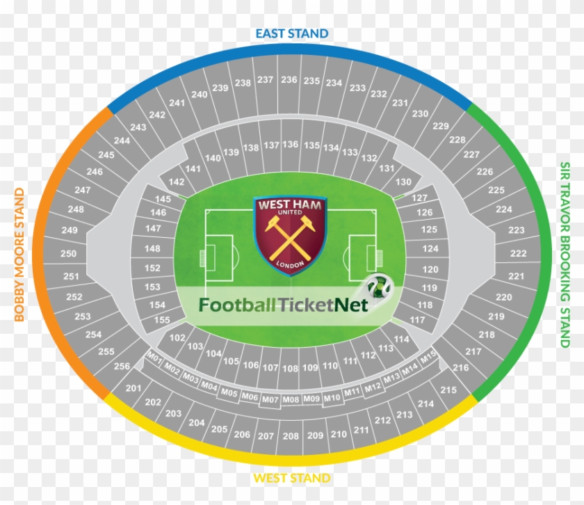 Entradas West Ham United Vs Manchester United - West Ham Stadium Seating Plan #1035086