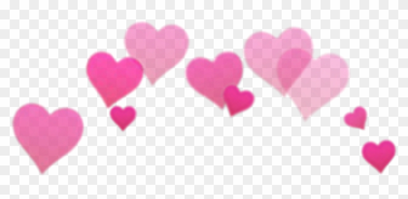 Snapchat Clipart Pink - Transparent Background Heart Crown Png #1035628
