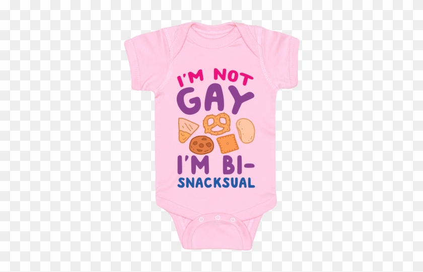 I'm Not Gay I'm Bi-snacksual - Im Not Gay I Am Bi-snacksual Bisexual 2017 Rainbow #1035948