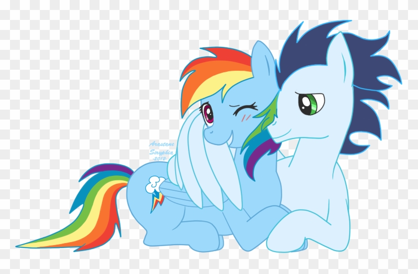 Mlp Rainbow Dash And Soarin Clop Wwwpixsharkcom - Pony #1036153