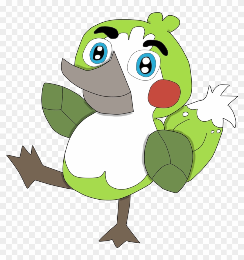 Green Bird 1 By Toadeu - Cartoon #1036221