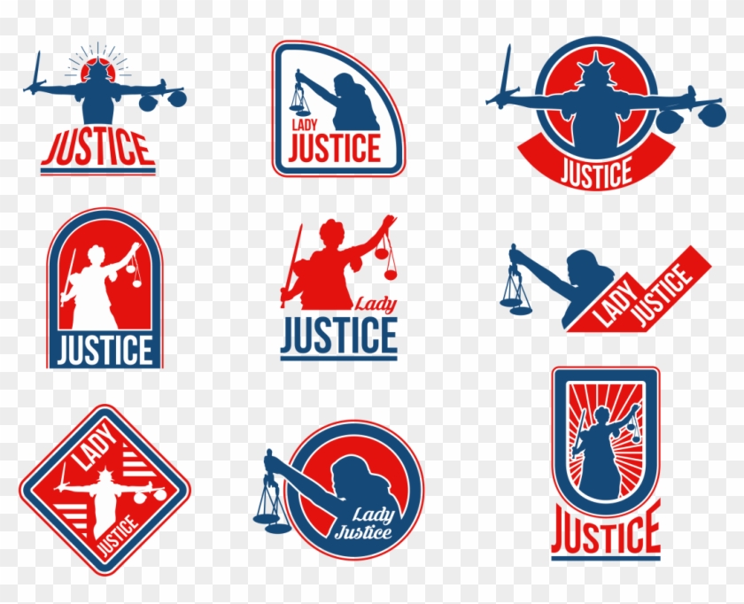 Lady Justice Vector Labels - Justice Vector #1036413