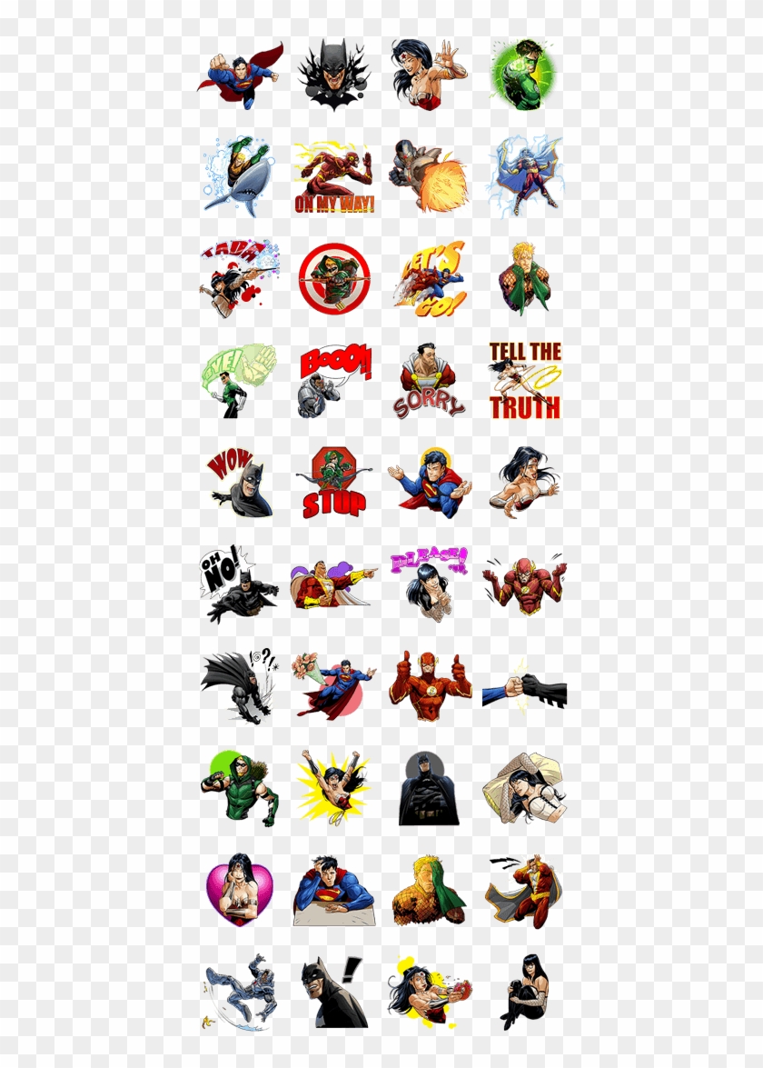 Stickerline4111-justice League - Justice League Telegram Stickers #1036437