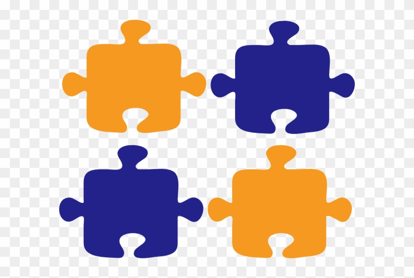 Multi Puzzle Clip Art At Clker - Clip Art #1036786