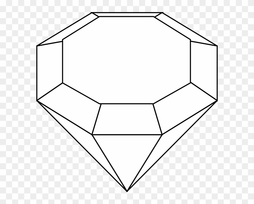 Black And White Gem Clip Art At Clker - Clip Art #1037015