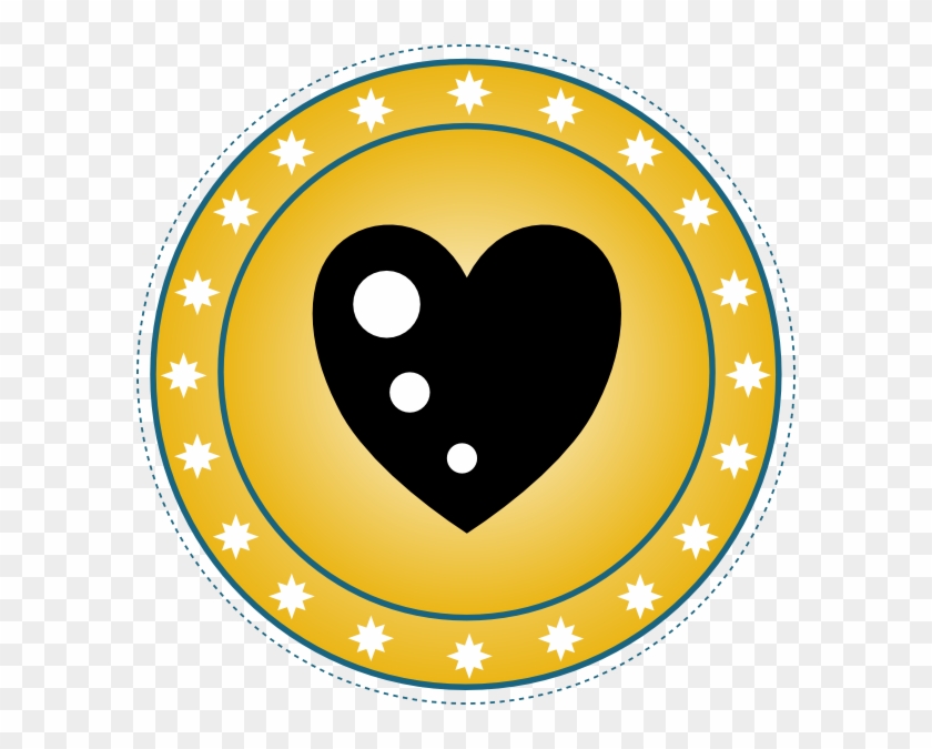 Yellow Decorative Heart - City Of Ember Map #1037191