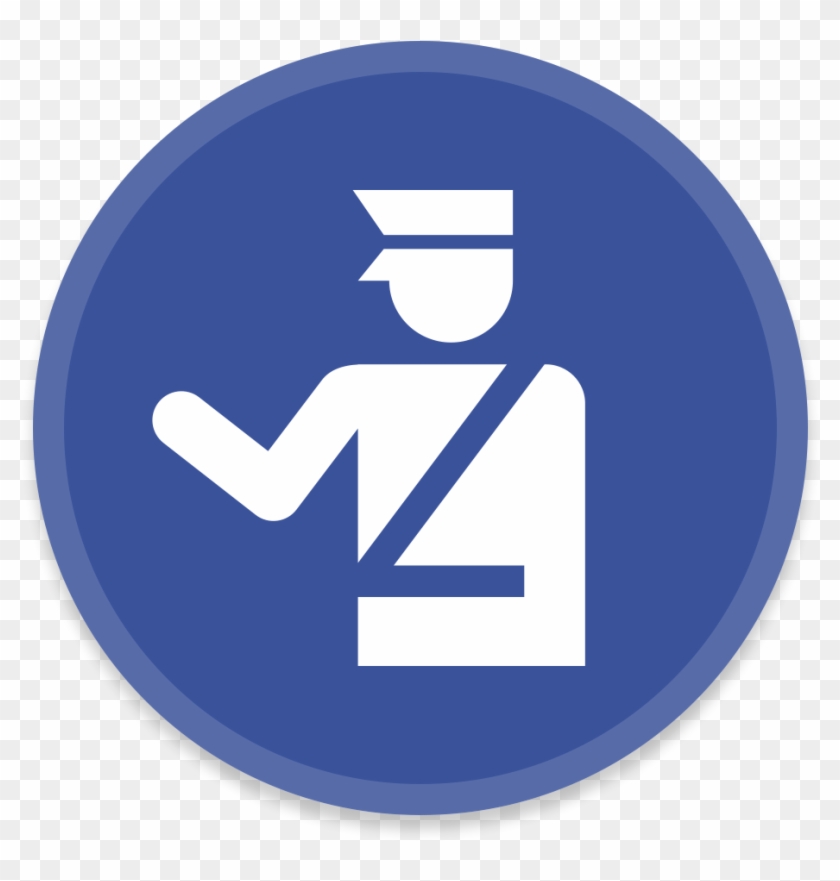 Police Icon - Clipart Imigration Png #1037210