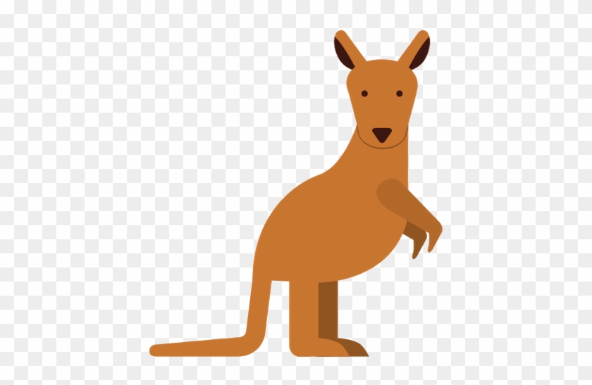 Cute Kangaroo - Vector Graphics #1037271