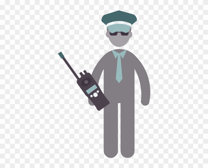 Personal Security Officer - Cartoon #1037313