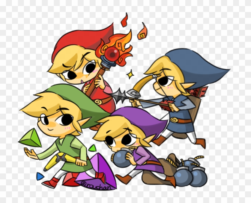 Four Swords By 楼蝋 - Cartoon #1037680