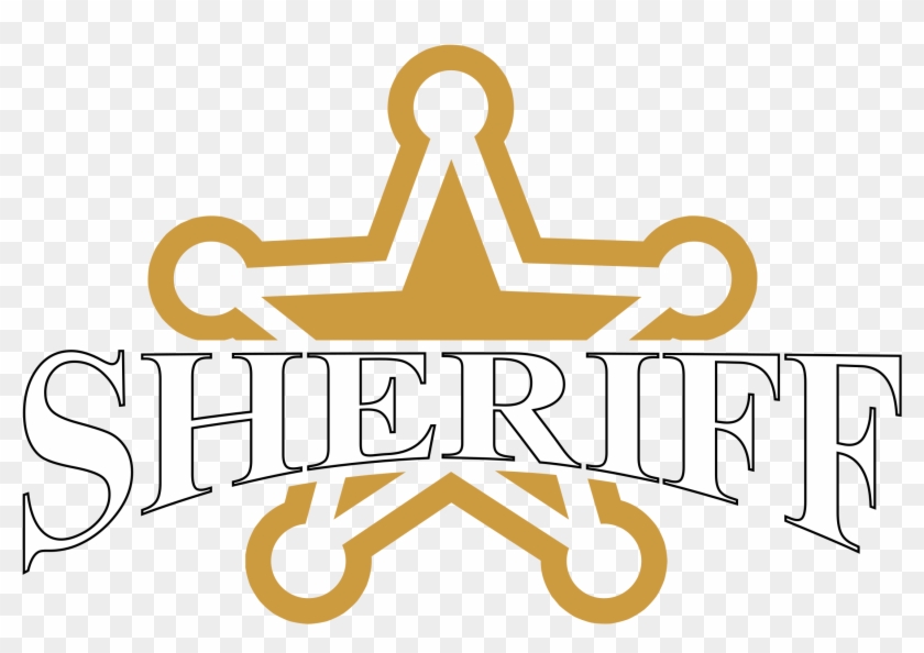 Sheriff Logo Black And White - Sheriff #1037940