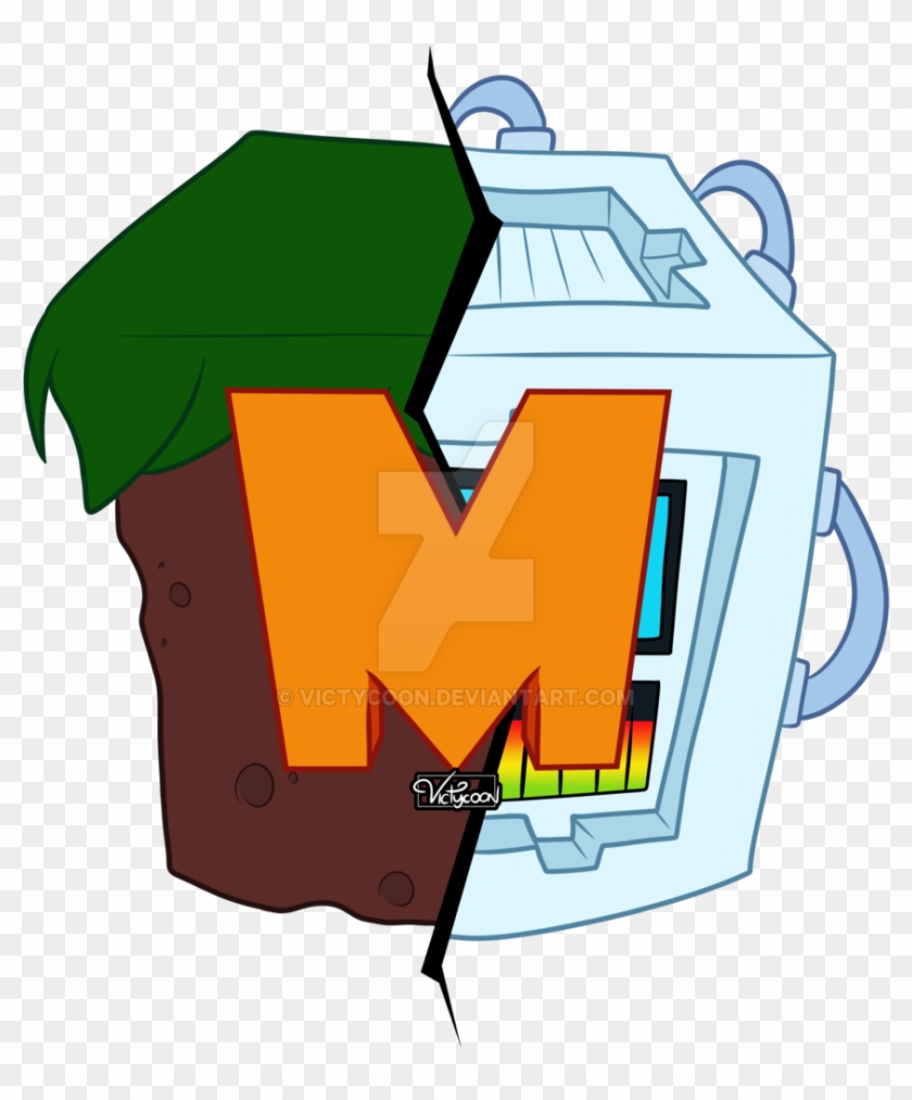M By Victycoon - M Minecraft Server Logo #1038089