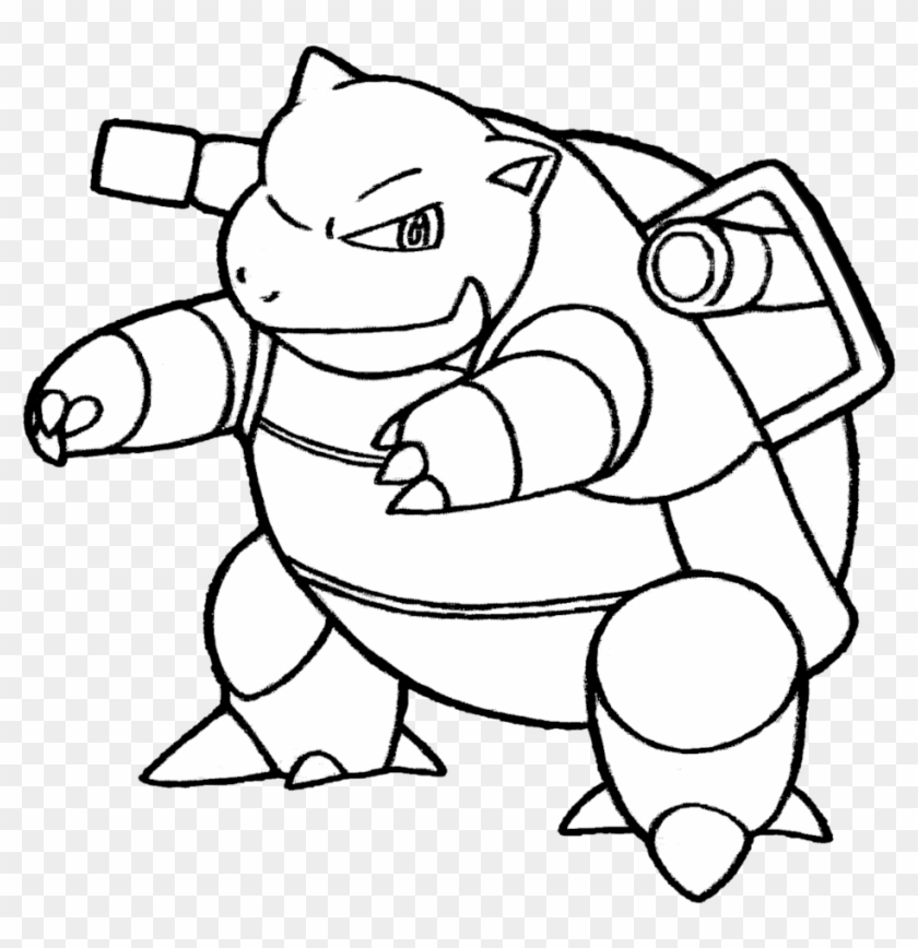 009 - Blastoise Black And White #1038120