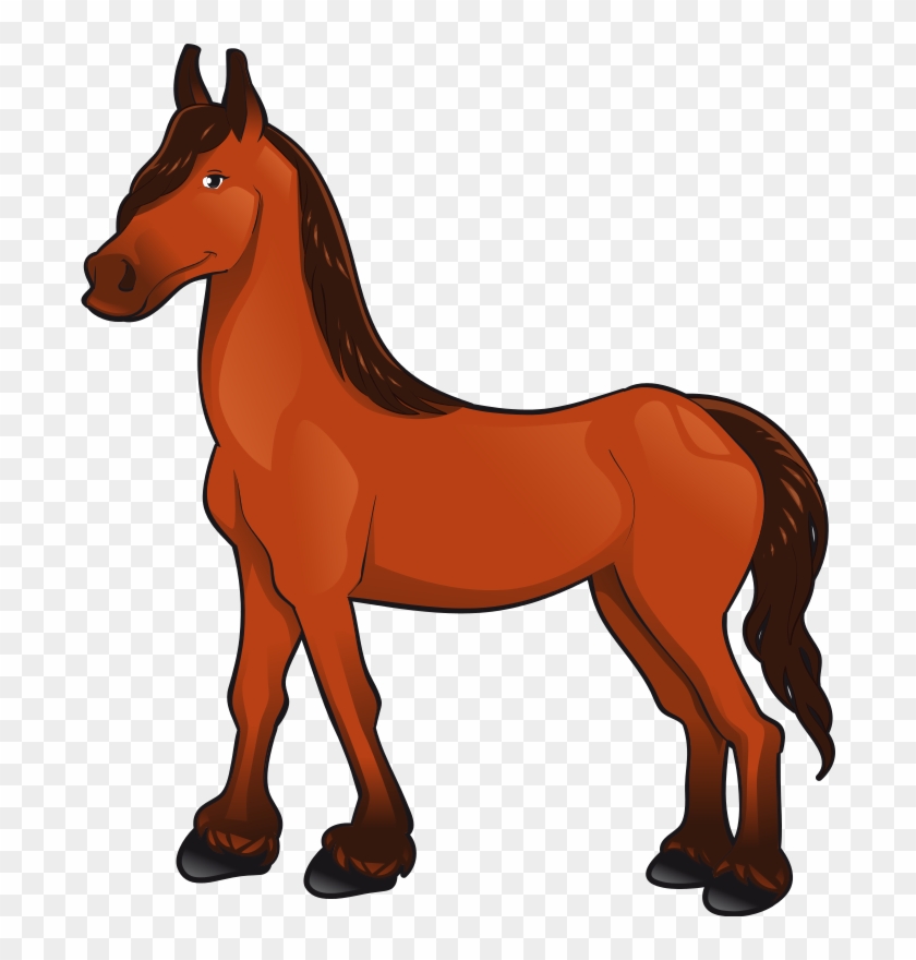 Free Brown Horse Clip Art - Wow Wall Wow01432 Animal Wall Mural - Farm Family #1038304