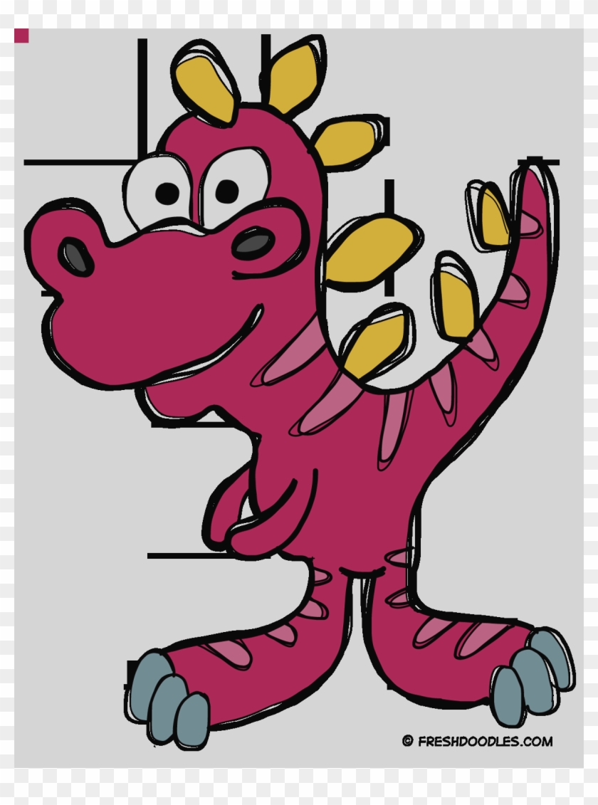 Image Free Cartoon Dinosaur Clip Art Clipartcow Dinosaur - Cartoon #1038862