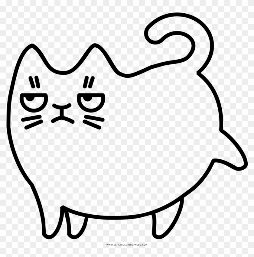 Best Grumpy Cat Coloring Pages Page - Grumpy Cat #1039442