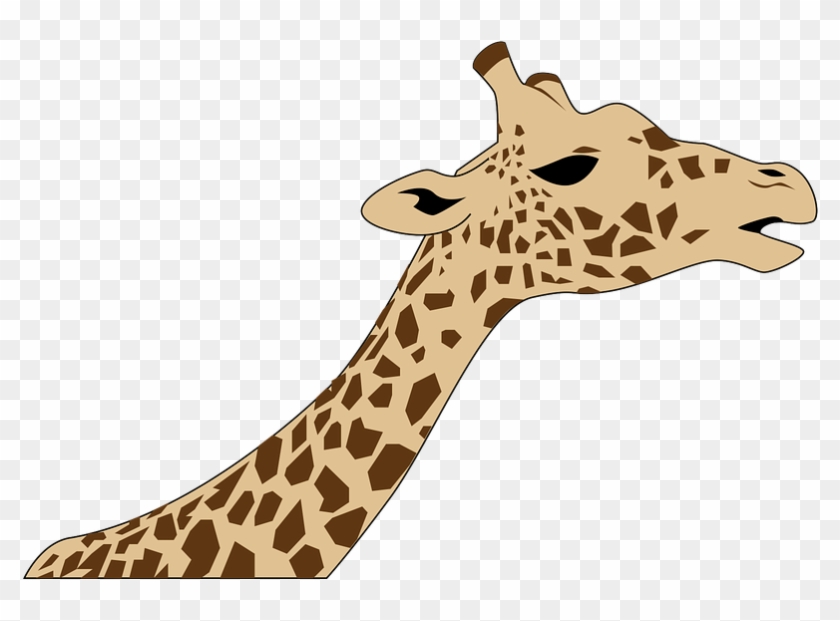 Vintage Giraffe Cliparts 19, Buy Clip Art - Giraffe Clipart #1039552