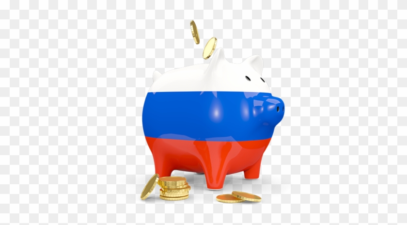 Illustration Of Flag Of Russia - Piggy Bank #1039555