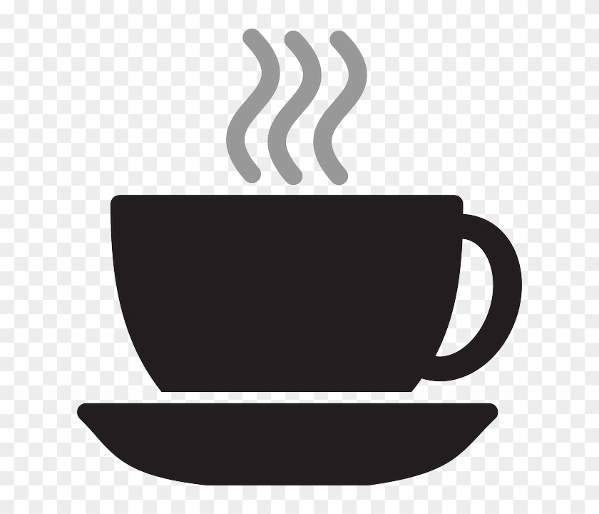 Tea Coffee, Cup, Silhouette, Steam, Tea - Coffee Cup Clip Art Png #1039856
