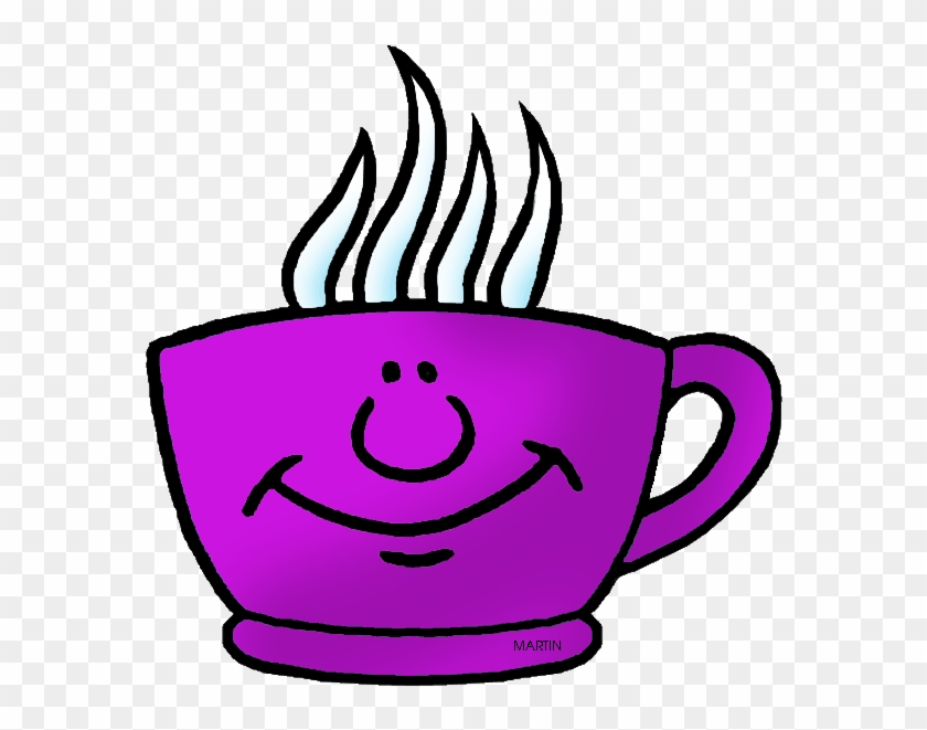 Free Mini Images Arts Clip Art By Phillip Martin, Purple - Cup Purple Clipart #1039909