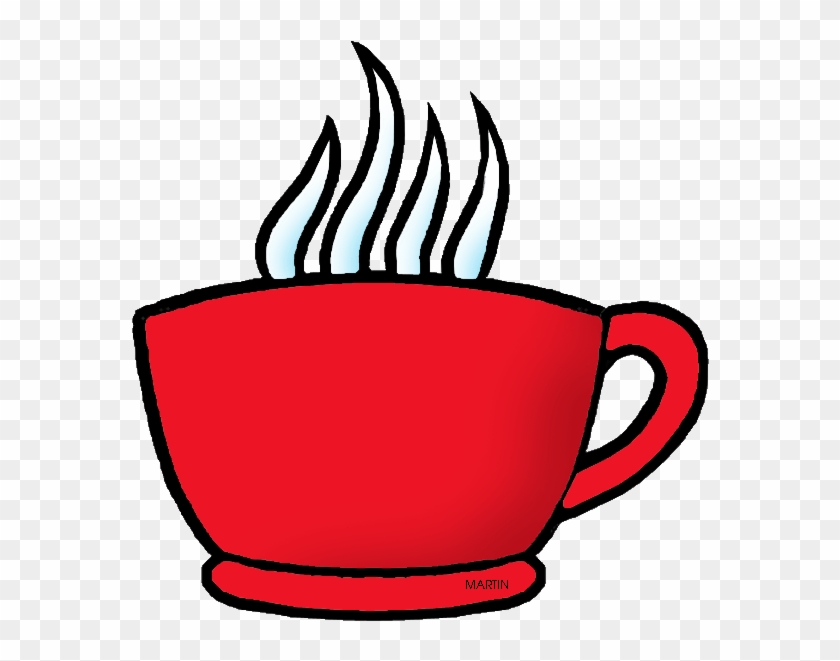 Teacup Clipart Red - Red Coffee Cup Clipart #1040075