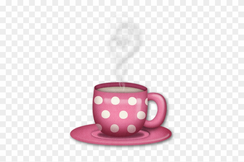 Tea Pink Girl Clipart - Clip Art #1040085